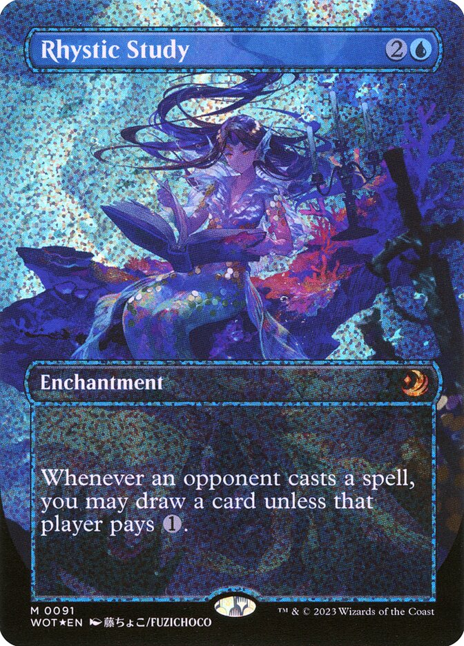 Rhystic Study — Wilds of Eldraine: Enchanting Tales 91/103