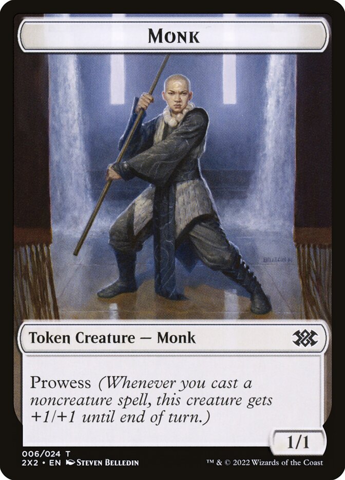 Monk — Double Masters 2022 Tokens 6/24