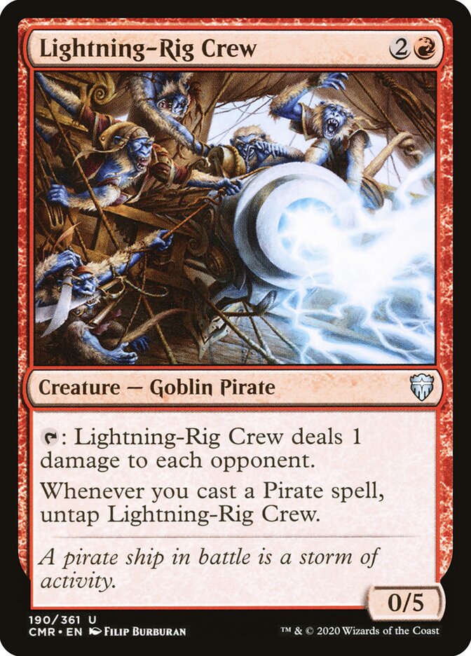 Lightning-Rig Crew — Commander Legends 190/718