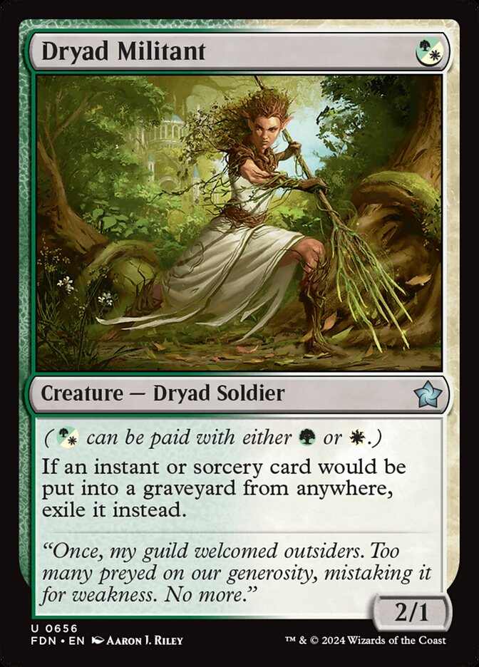 Dryad Militant — Foundations 656/771