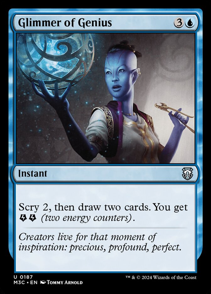 Glimmer of Genius — Modern Horizons 3 Commander 187/398