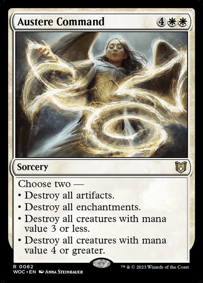 Austere Command — Wilds of Eldraine Commander 62/173