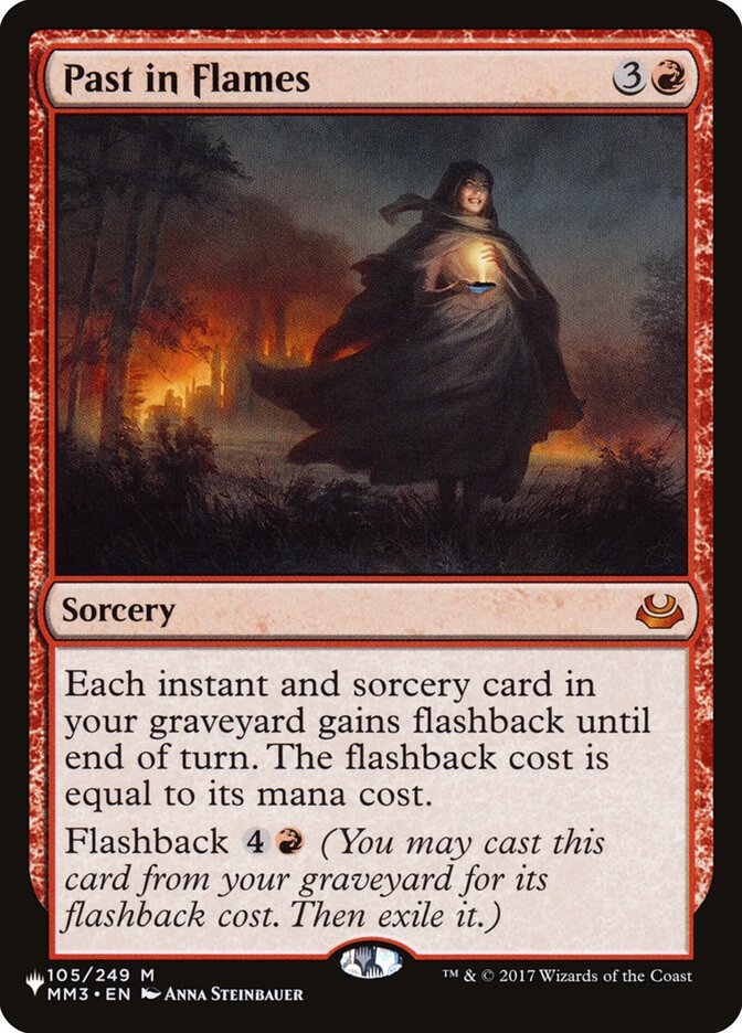Past in Flames — The List MM3-105/5581