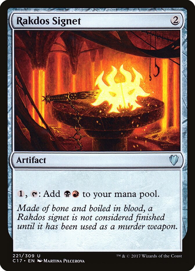 Cachet de Rakdos — Commander 2017 221/309