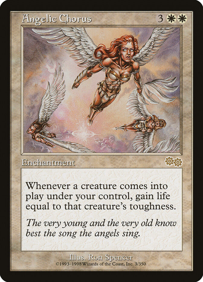 Angelic Chorus — Urza's Saga 3/357