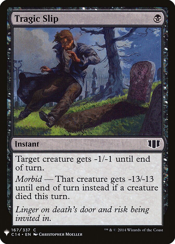 Tragic Slip — The List C14-167/5581