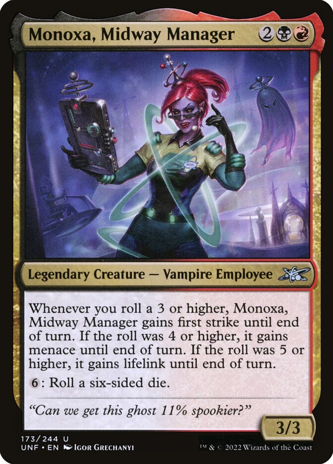 Monoxa, Midway Manager — Unfinity 173/639