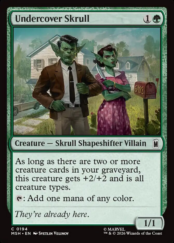Skrull incognito — Marvel Super Heroes 194/453