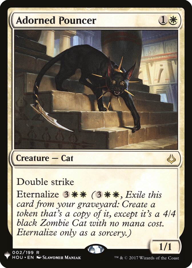 Adorned Pouncer — The List HOU-2/5581
