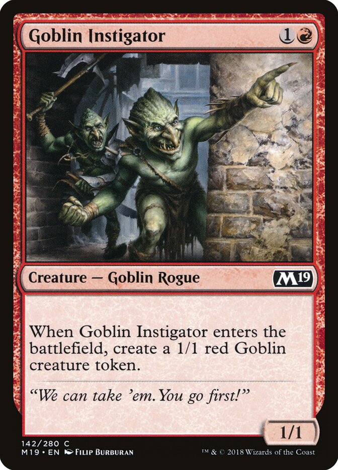 Instigateur gobelin — Core Set 2019 142/314