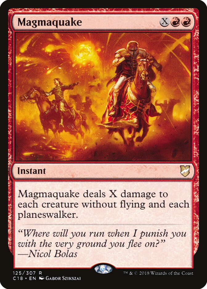 Magmaquake — Commander 2018 125/307