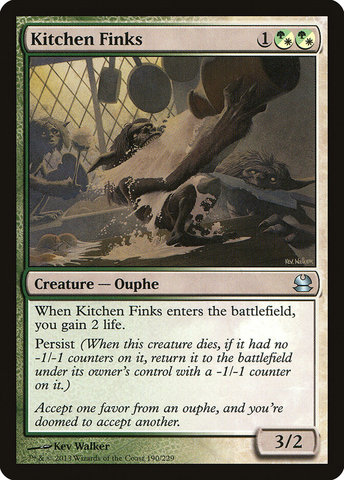 Kitchen Finks — Modern Masters 190/229