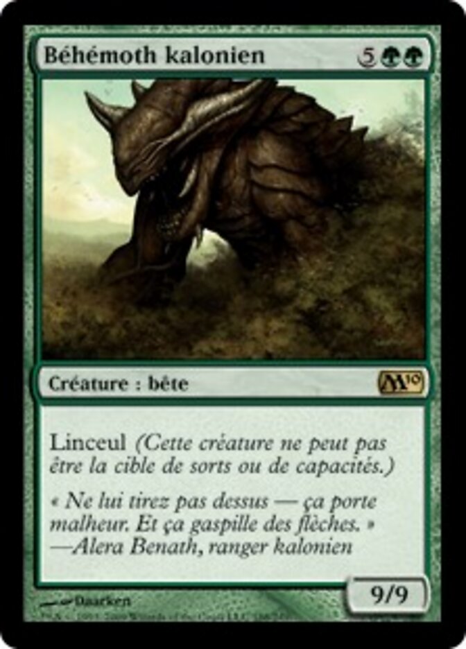 Béhémoth kalonien — Magic 2010 188/249