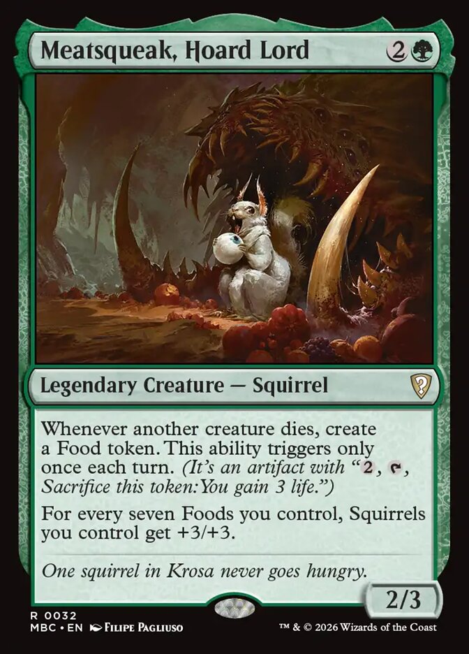 Meatsqueak, Hoard Lord — Mystery Booster Commander Edition 32/80