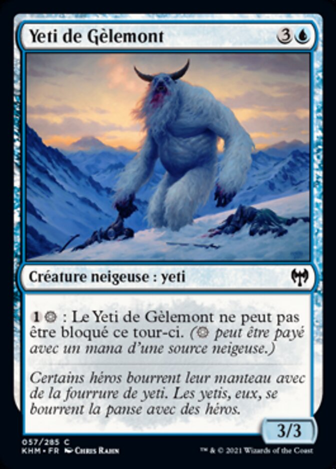 Yeti de Gèlemont — Kaldheim 57/425