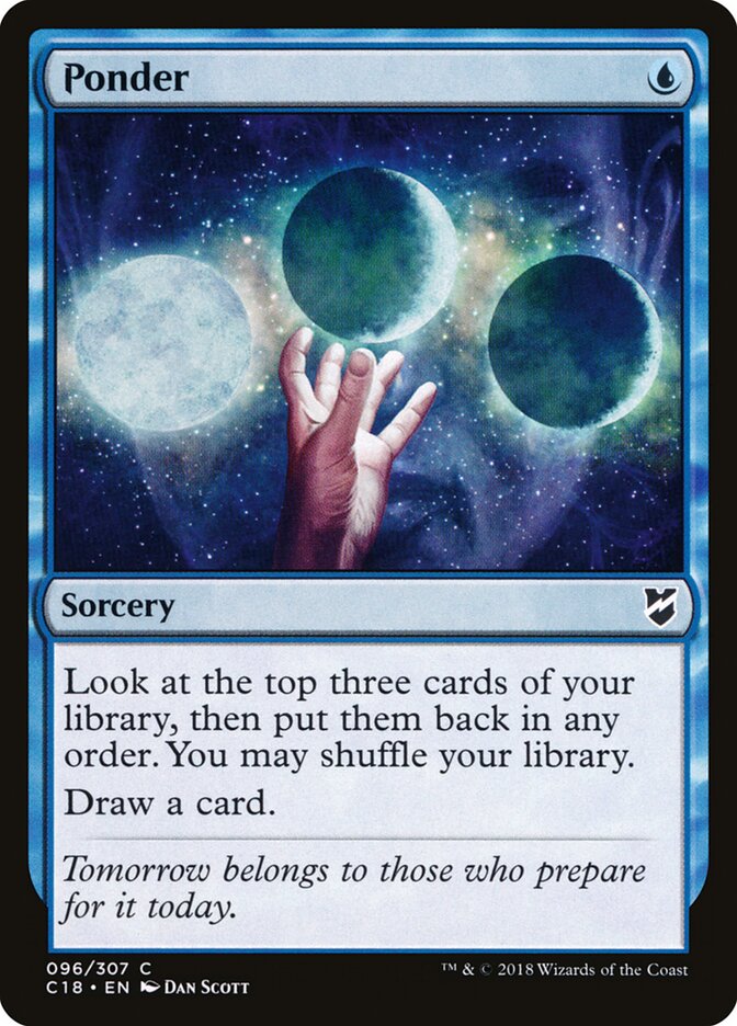 Ponder — Commander 2018 96/307