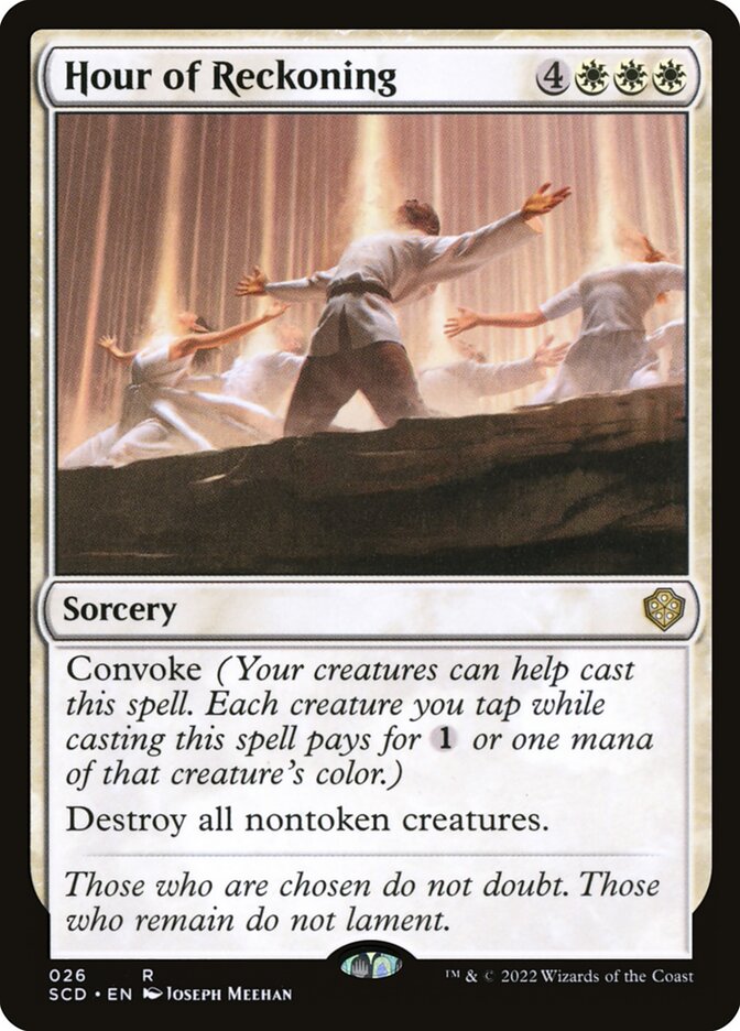 Hour of Reckoning — Starter Commander Decks 26/352