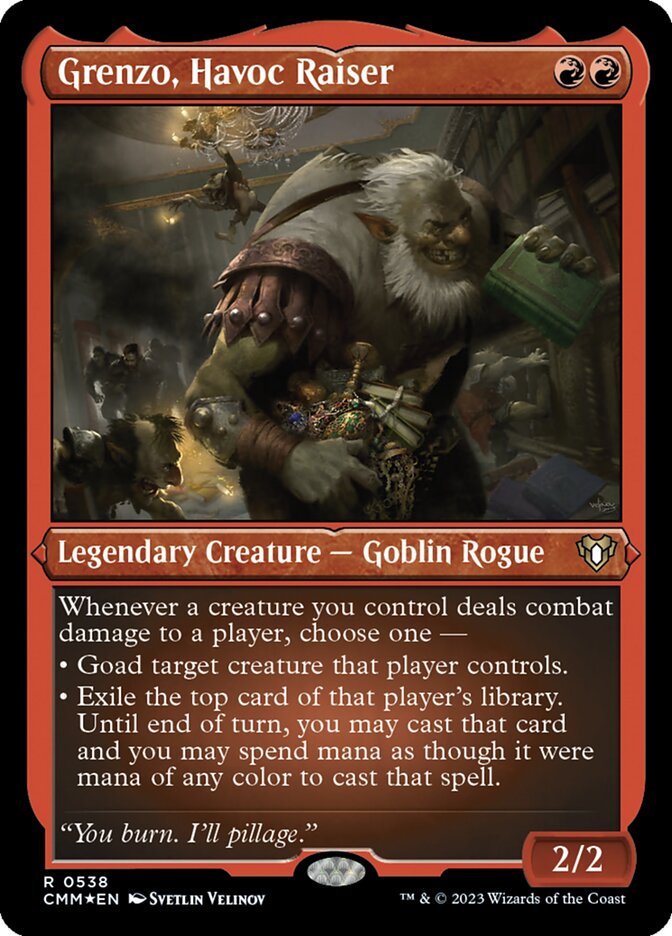 Grenzo, Havoc Raiser — Commander Masters 538/1067