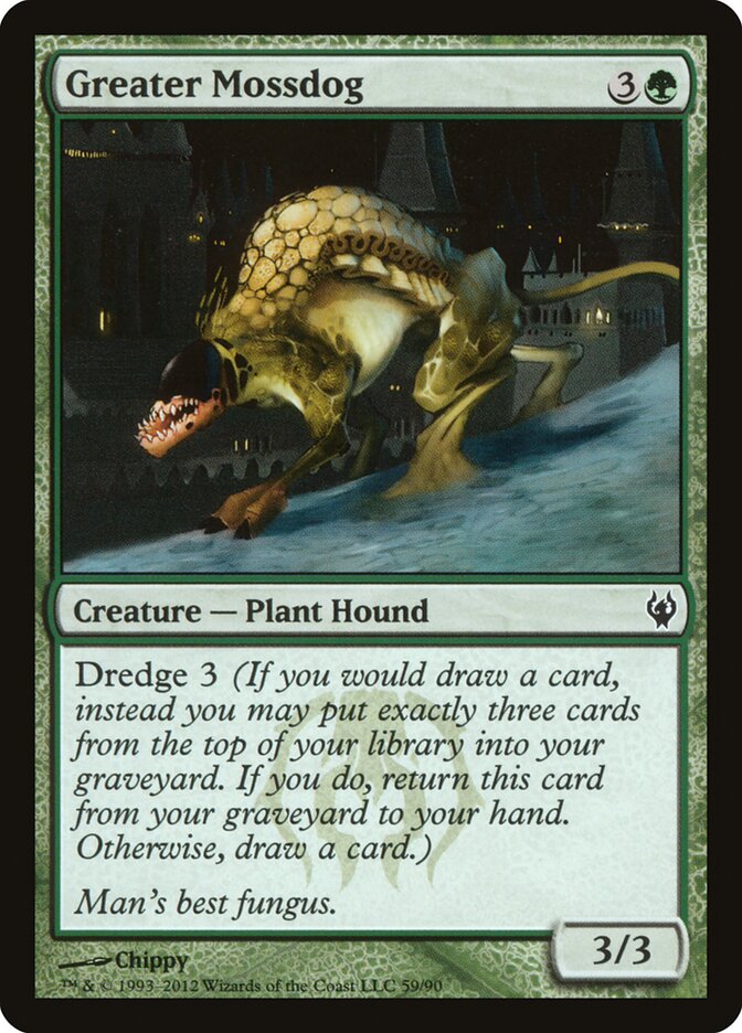 Greater Mossdog — Duel Decks: Izzet vs. Golgari 59/90