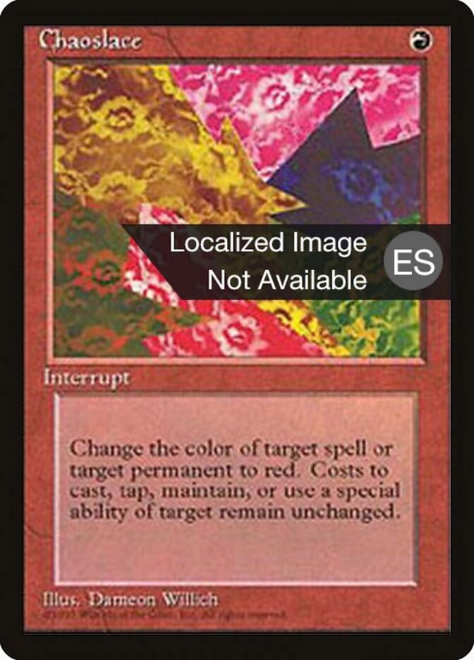 Chaoslace — Fourth Edition Foreign Black Border 182/378