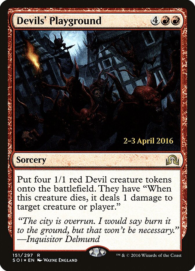Devils' Playground — Shadows over Innistrad Promos 151s/89