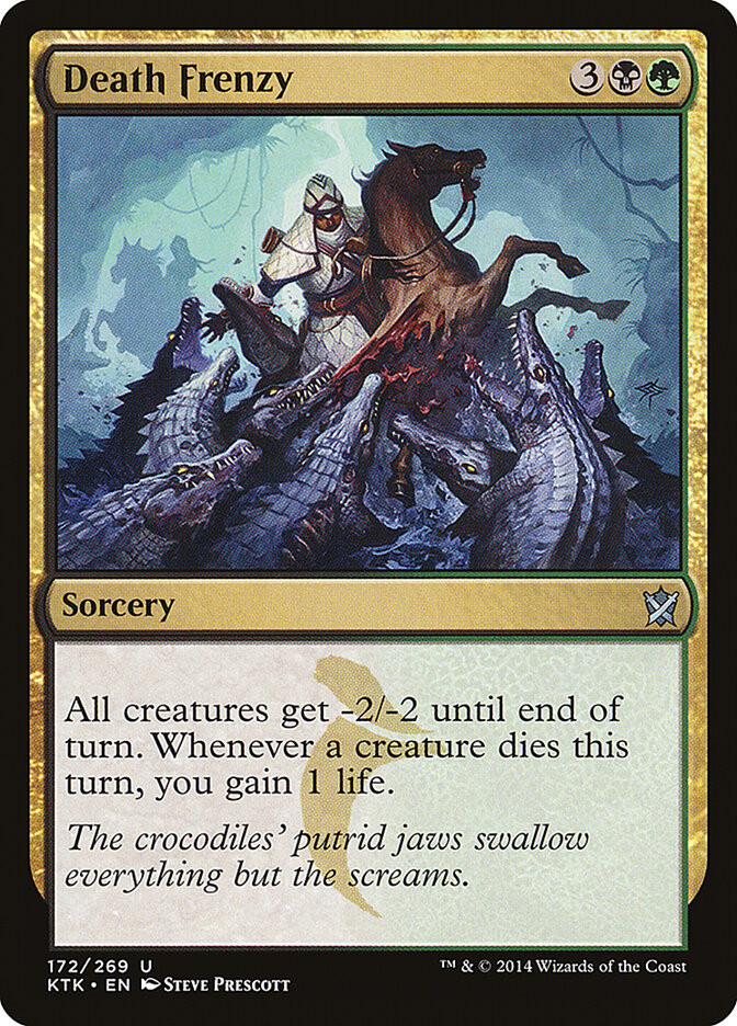 Death Frenzy — Khans of Tarkir 172/293