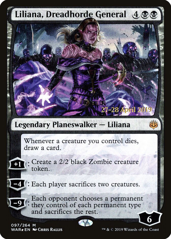 Liliana, Dreadhorde General — War of the Spark Promos 97s/176
