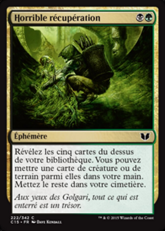 Horrible récupération — Commander 2015 222/342