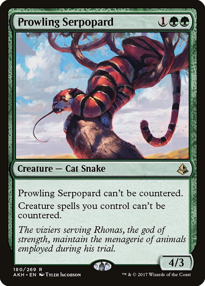 Prowling Serpopard — Amonkhet 180/287