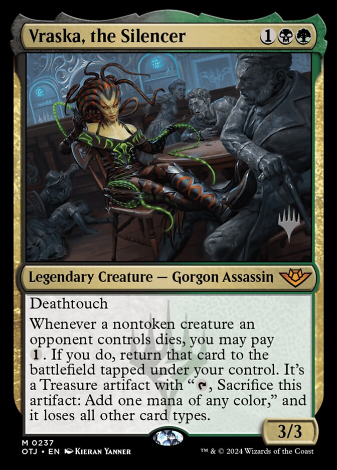 Vraska, the Silencer — Outlaws of Thunder Junction Promos 237p/160