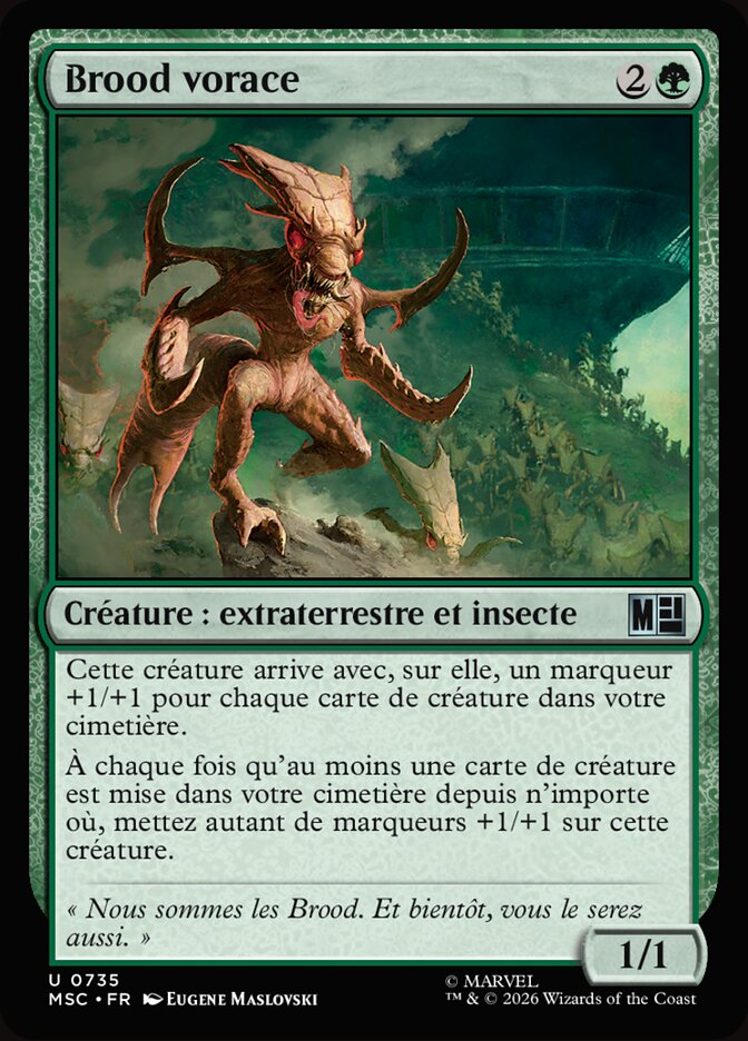 Brood vorace — Marvel Super Heroes Commander 735/866