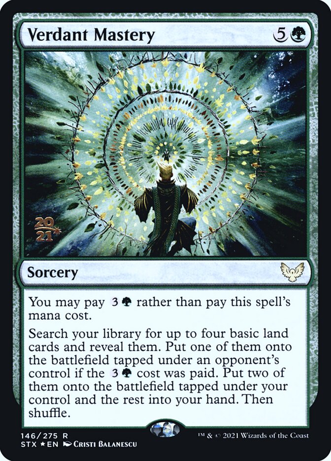 Verdant Mastery — Strixhaven: School of Mages Promos 146s/164