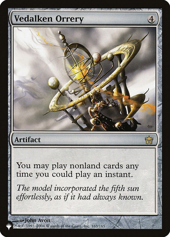 Vedalken Orrery — The List 5DN-163/5581