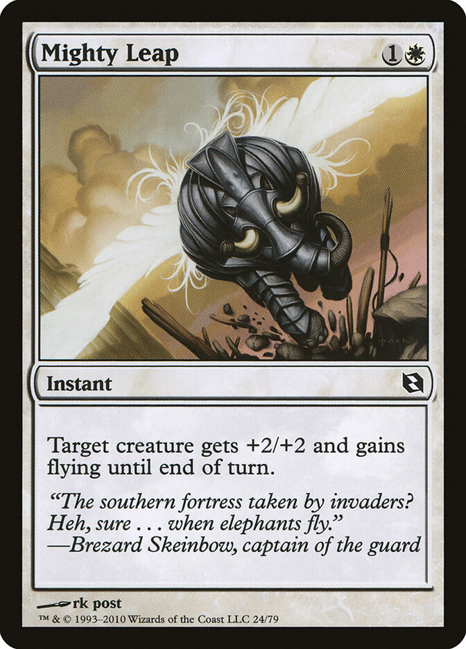 Mighty Leap — Duel Decks: Elspeth vs. Tezzeret 24/79