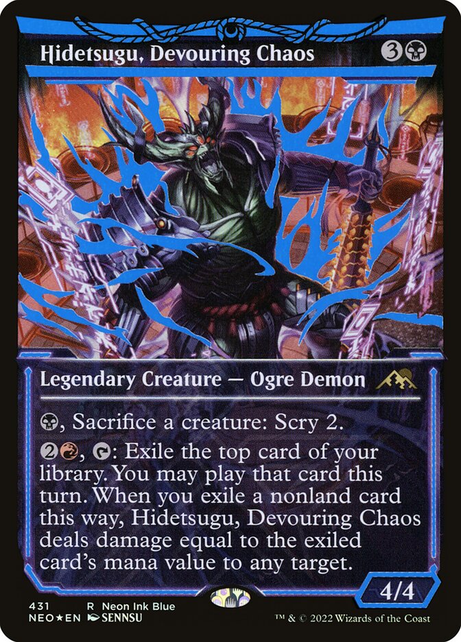 Hidetsugu, Devouring Chaos — Kamigawa: Neon Dynasty 431/531