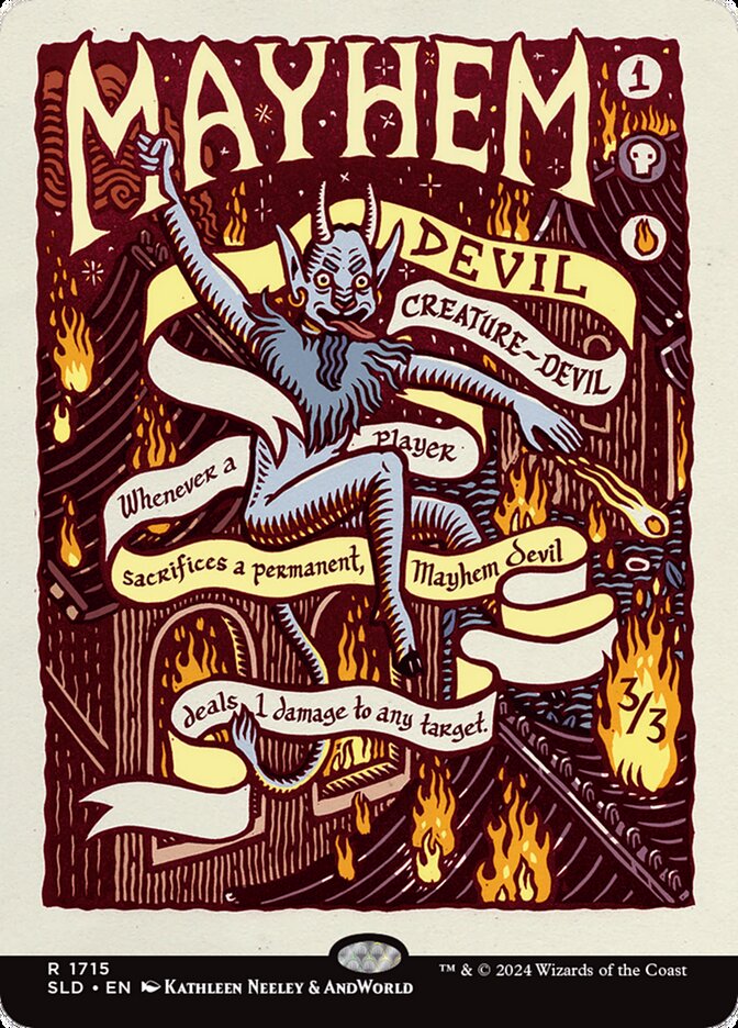 Mayhem Devil — Secret Lair Drop 1715/2754