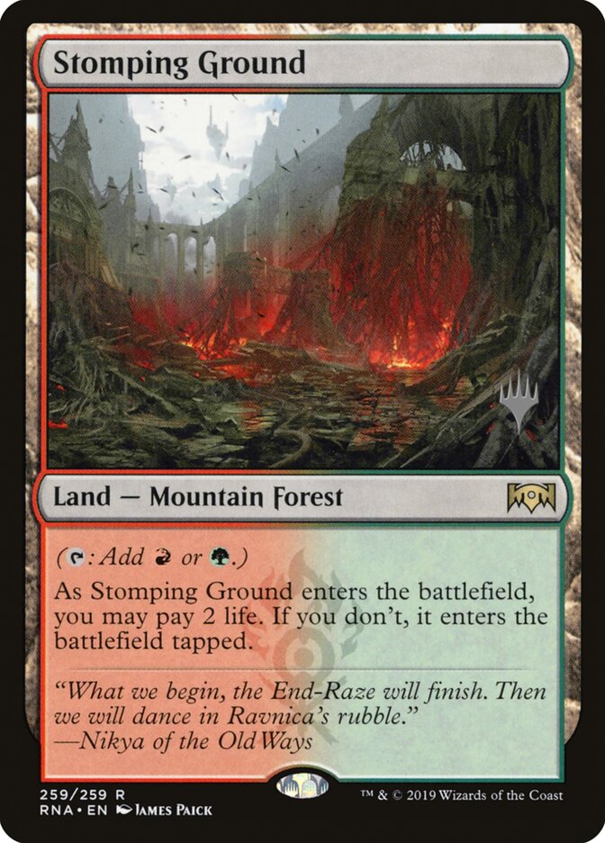 Stomping Ground — Ravnica Allegiance Promos 259p/81