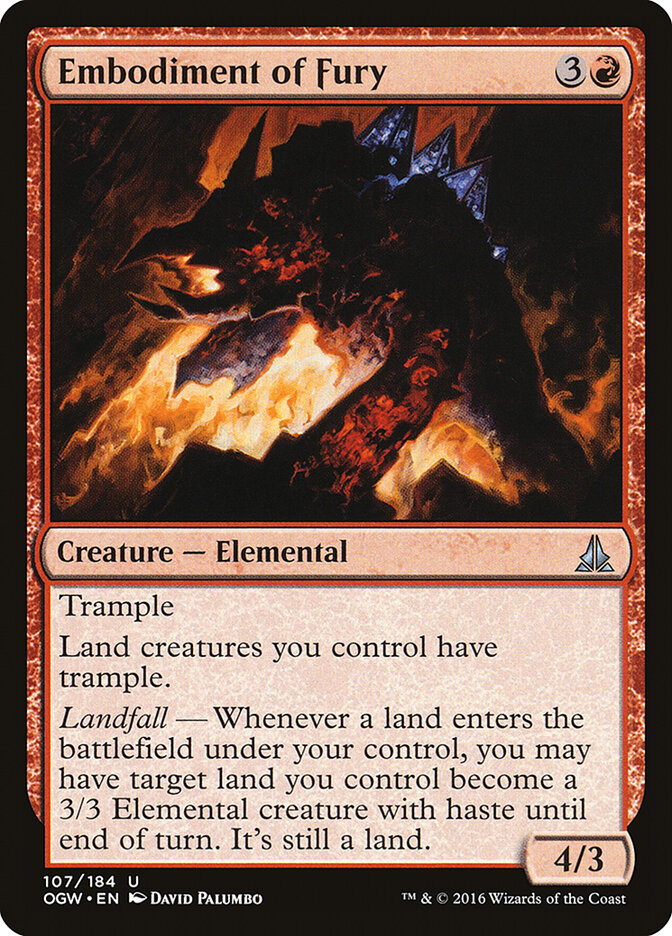 Embodiment of Fury — Oath of the Gatewatch 107/186