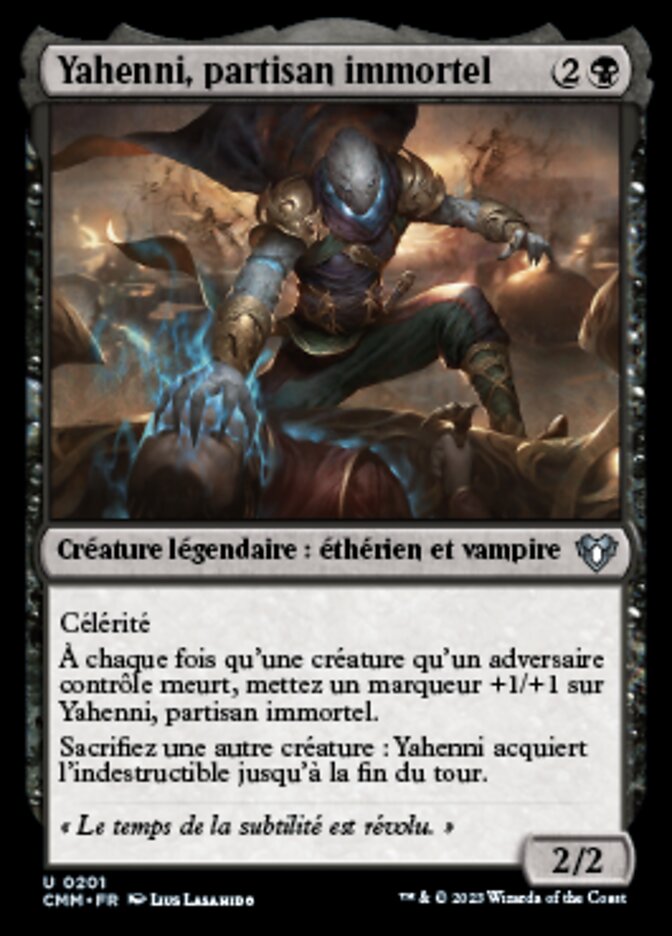 Yahenni, partisan immortel — Commander Masters 201/1067