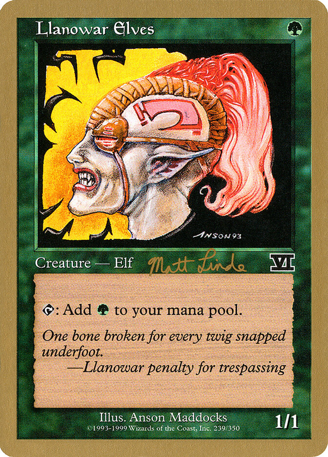 Llanowar Elves — World Championship Decks 1999 ml239/111