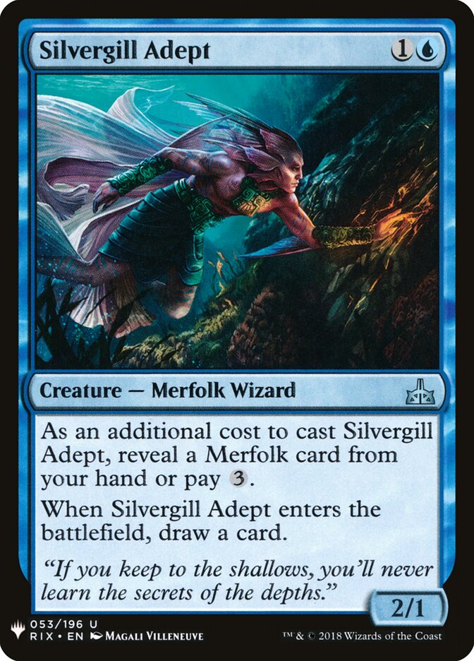 Silvergill Adept — The List RIX-53/5581