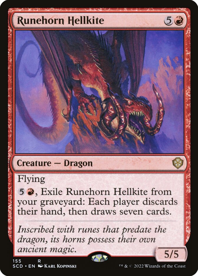 Runehorn Hellkite — Starter Commander Decks 155/352