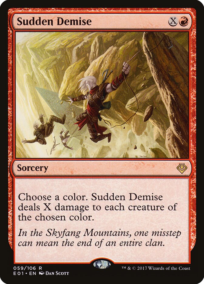 Sudden Demise — Archenemy: Nicol Bolas 59/106