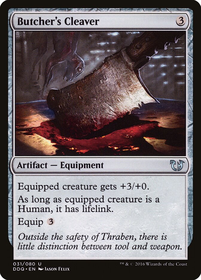 Butcher's Cleaver — Duel Decks: Blessed vs. Cursed 31/80