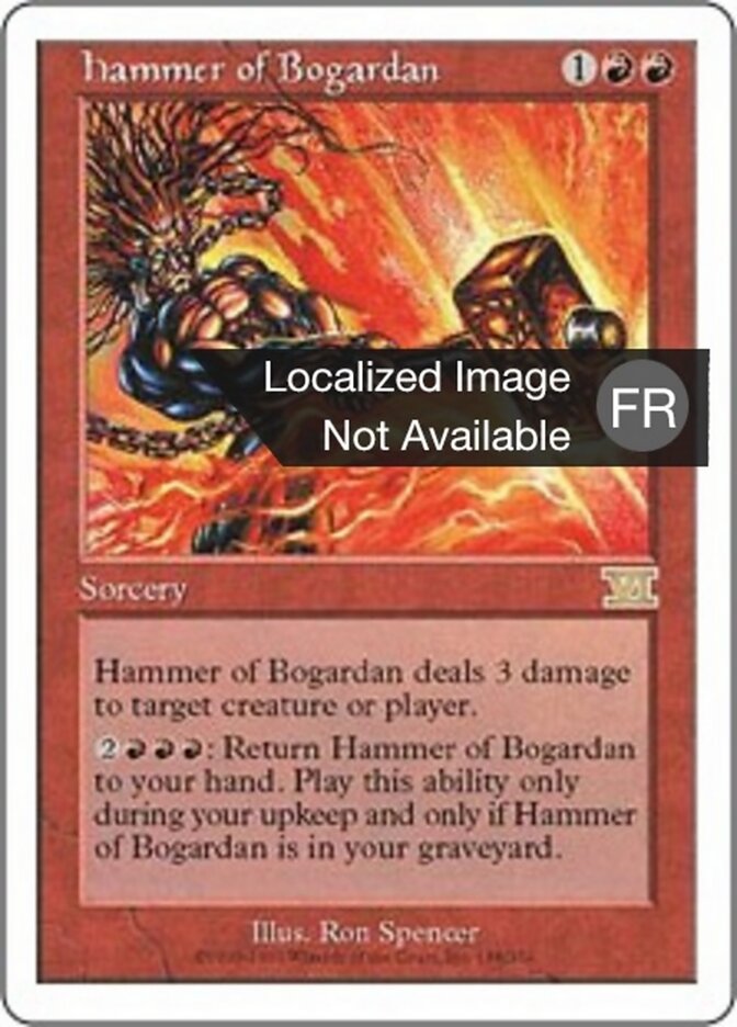 Marteau du bogardan — Classic Sixth Edition 188/351