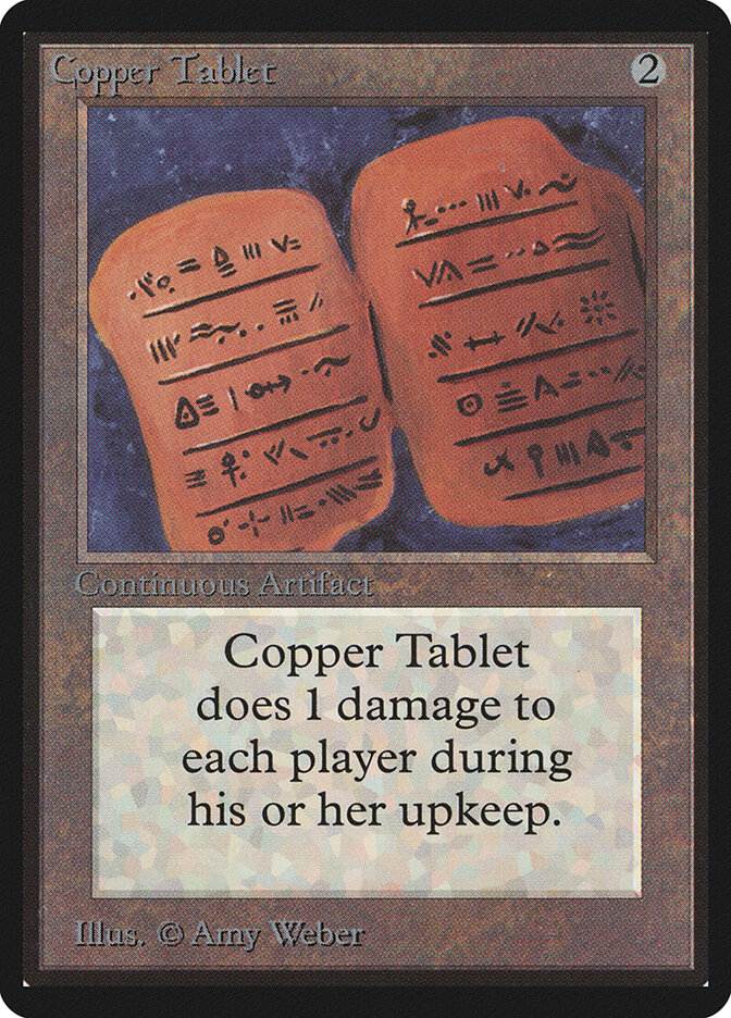 Copper Tablet — Limited Edition Beta 239/302