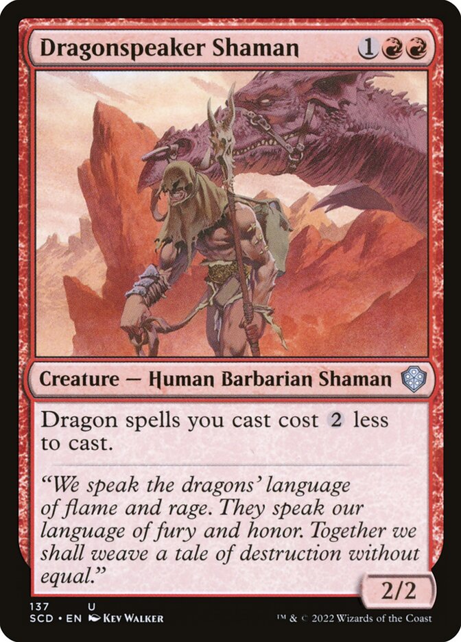 Dragonspeaker Shaman — Starter Commander Decks 137/352