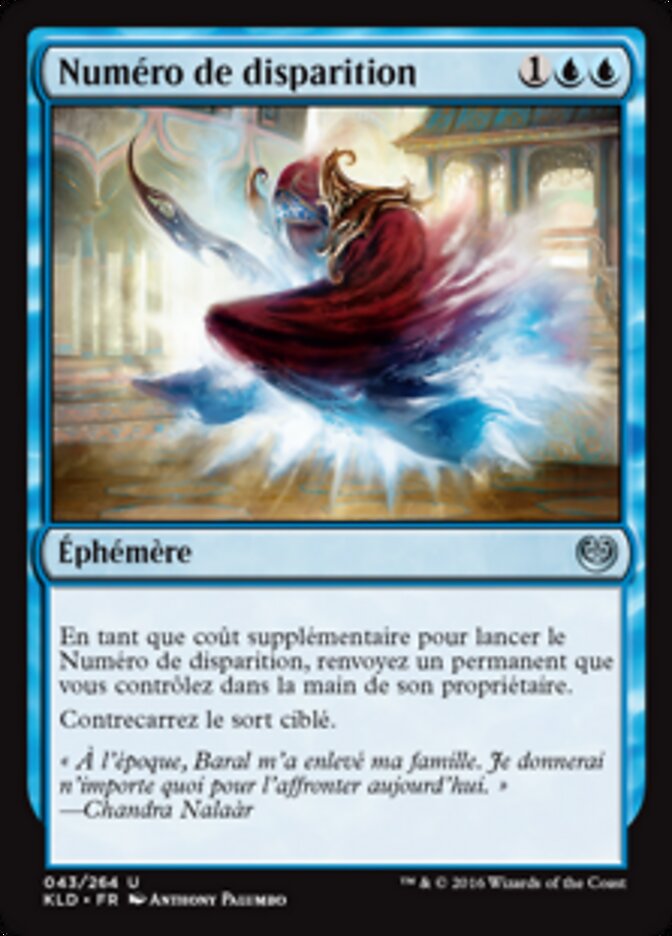 Numéro de disparition — Kaladesh 43/274