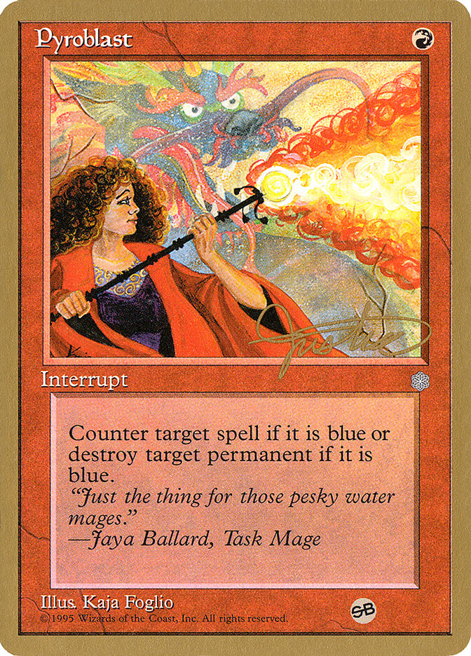 Pyroblast — Pro Tour Collector Set mj213sb/308