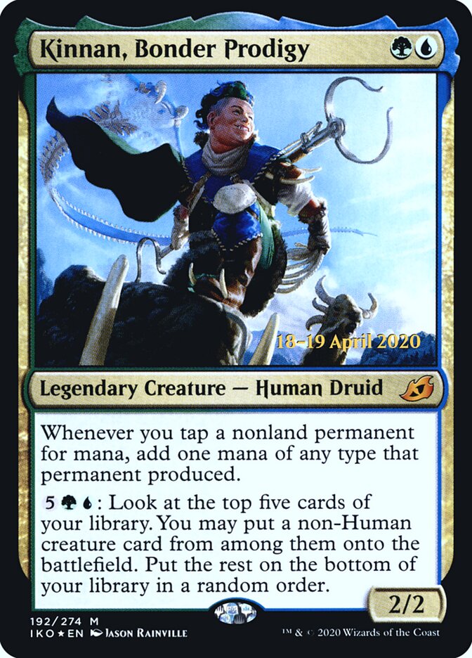 Kinnan, Bonder Prodigy — Ikoria: Lair of Behemoths Promos 192s/137
